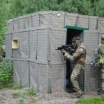 Airsofter defending structure