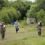 Group of airsofters advancing