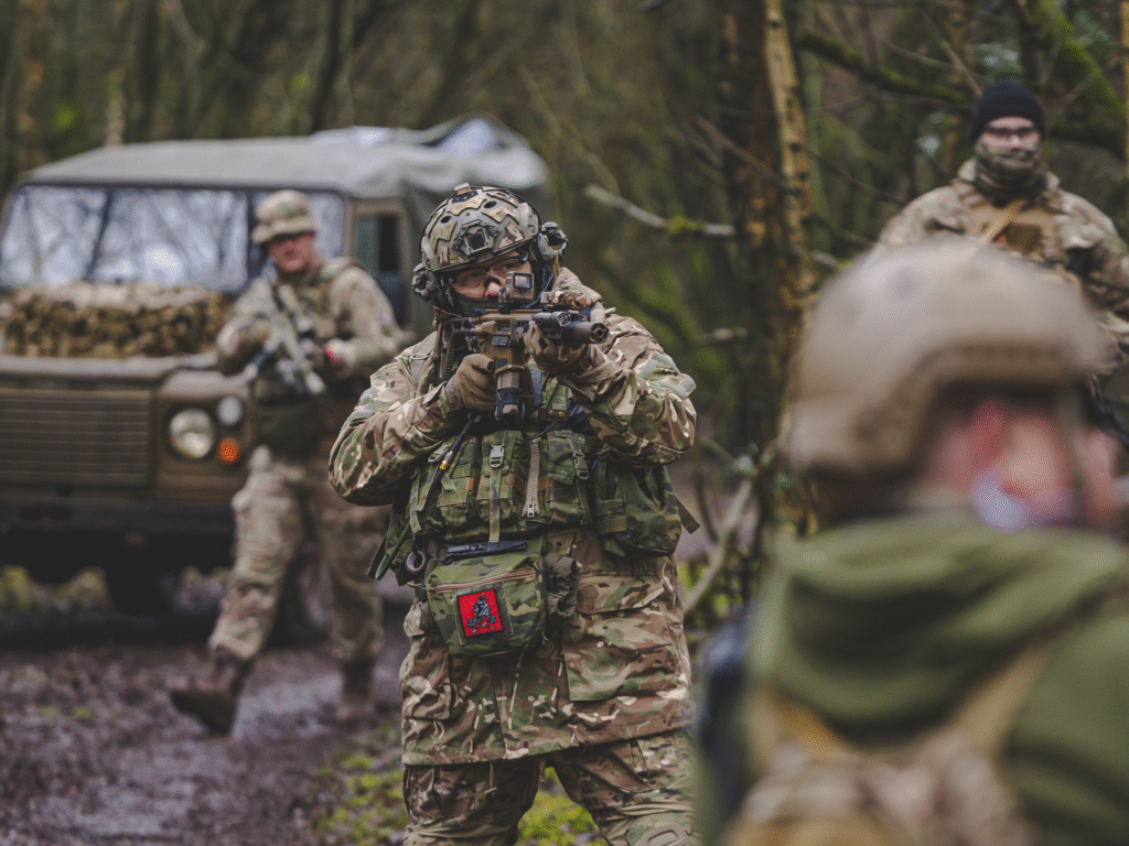 Airsoft firefight at The Kingdom