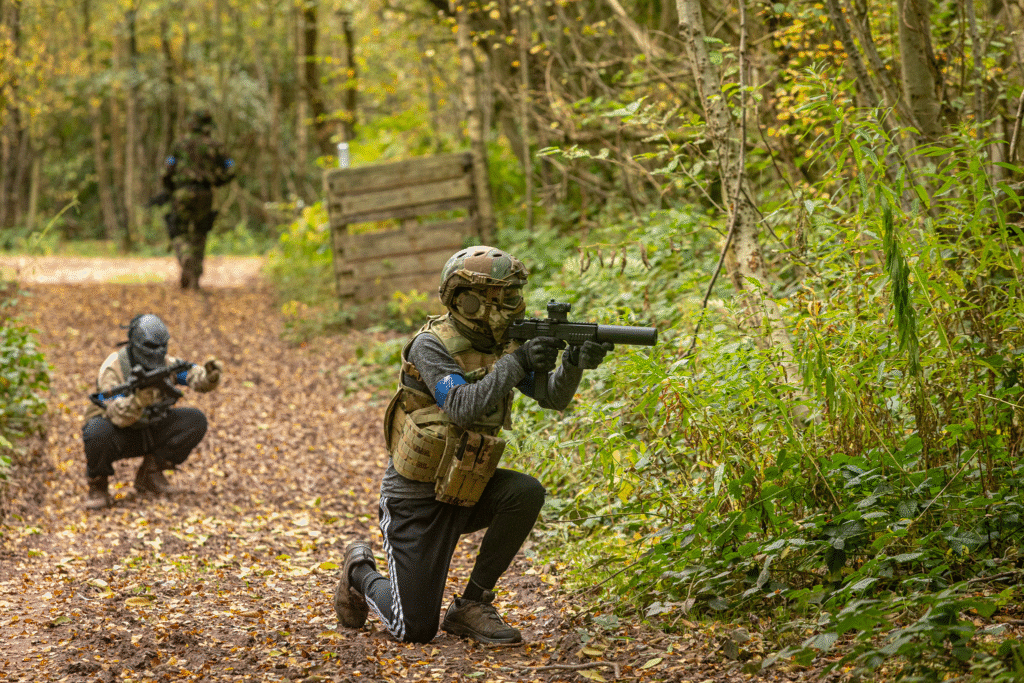 Airsoft battle at The Kingdom