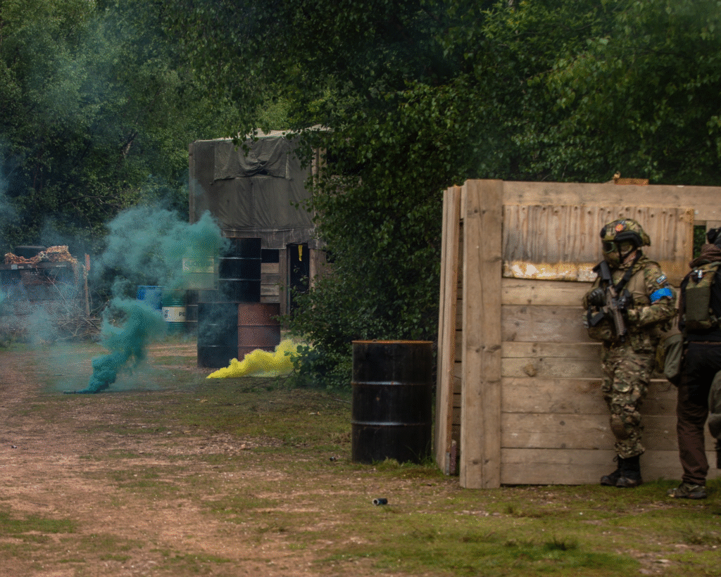 Airsoft players at The Kingdom