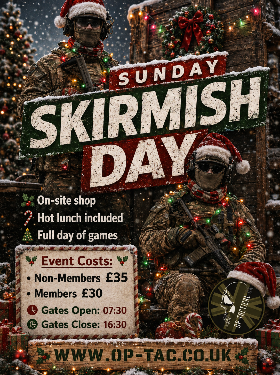 The Kingdom - Skirmish Day - Xmas Event - Sunday 13th December 1 ChatGPT Image Aug 20 2026 10 43 34 AM