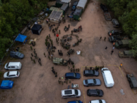 The safe zone at The Kingdom airsoft site in Cheadle, Staffordshire