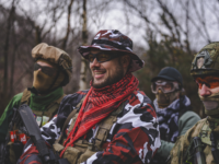 Airsoft players smiling at The Kingdom