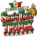 Vintage Mexican Taco Truck Logo